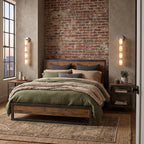 Chaplet Beaded Alabaster Wall Sconce