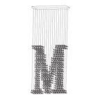 Charcoal Chandeliers M L 39.4″ x W 13.8″ x H 98.4″ / L100cm x W 35cm x H 250cm / Black / Warm Light Chandelier