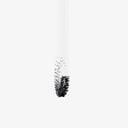Charcoal Cascade Pixel Chandelier