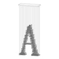 Charcoal Chandeliers A L 53.9″ x W 53.9″ x H 98.4″ / L100cm x W 35cm x H 250cm / Black / Warm Light Chandelier