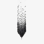 Charcoal Chandeliers M to R Round canopy ∅ 15.7″ x H 59″ / Dia 40cm x H 150cm / Black / Warm Light Chandelier