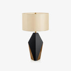 Checklist Table Lamp ∅ 14.2″ x H 24.4″ / Dia 36cm x H 62cm / Gold + Black / US plug Table lamp