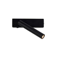 Chors Recessed Wall Lamp Left: ∅ 5.9″ x H 1.6″ / Dia 15cm x H 4cm / Black Wall lamp