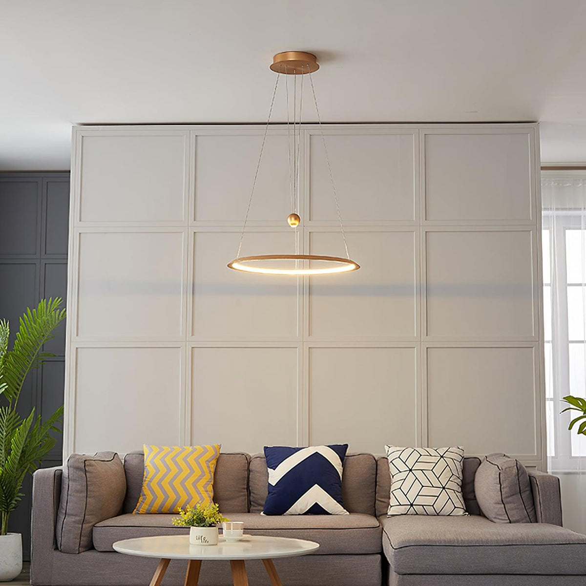 Circular LED Chandelier Chandelier