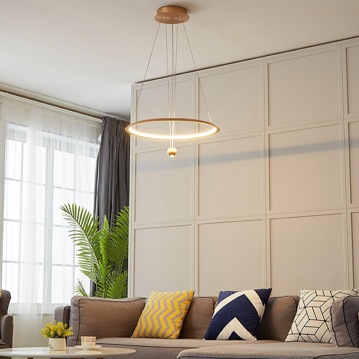 Circular LED Chandelier Chandelier