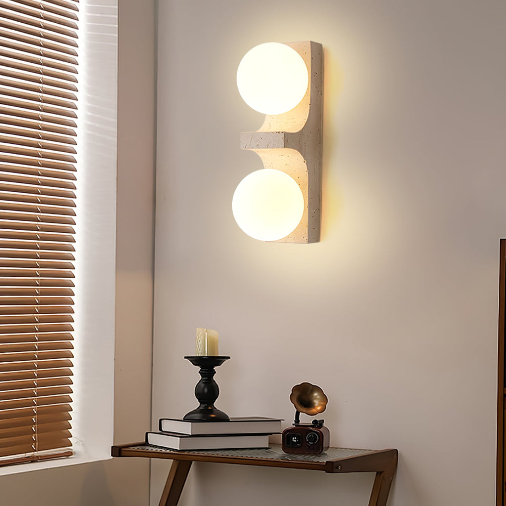 Cirra Travertine Wall Light