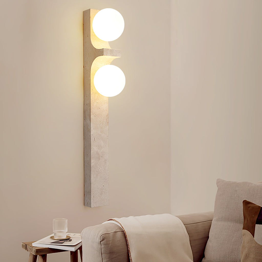 Cirra Travertine Wall Light