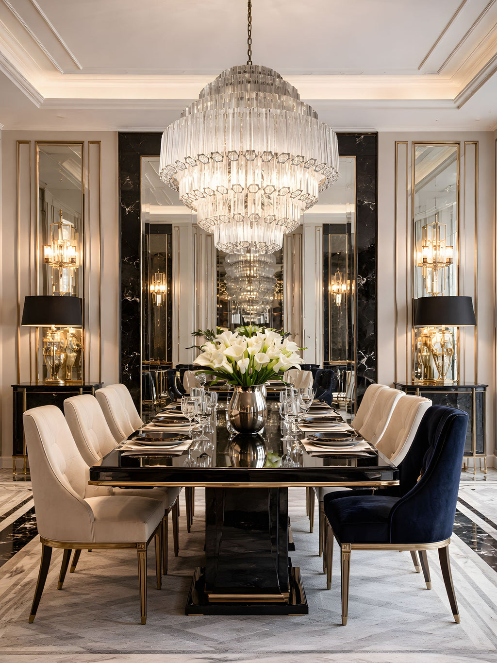 Clear Grande Palermo Chandelier