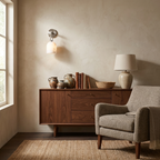Cloche Alabaster Wall Sconce
