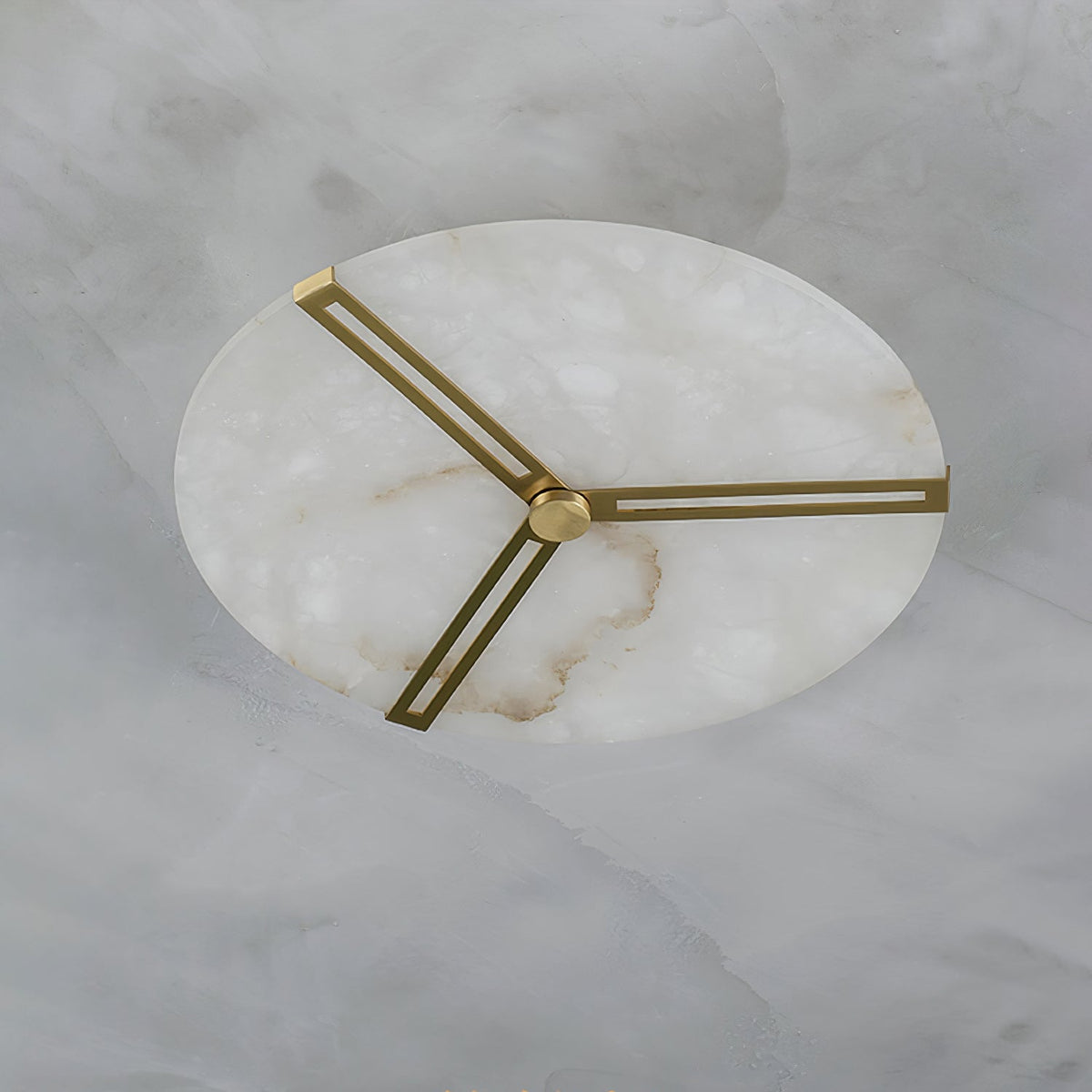 Clocks Alabaster Ceiling Light