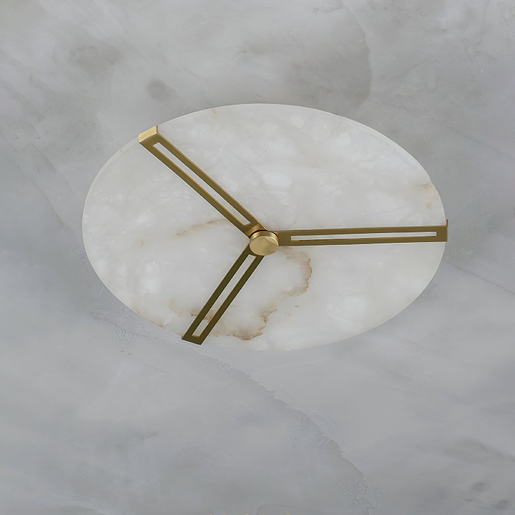 Clocks Alabaster Ceiling Light