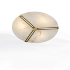 Clocks Alabaster Ceiling Light