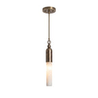Colonnette Alabaster Rod Mini Pendant Light