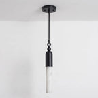 Colonnette Alabaster Rod Mini Pendant Light