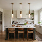 Colonnette Alabaster Rod Mini Pendant Light