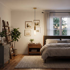 Colonnette Alabaster Rod Mini Pendant Light