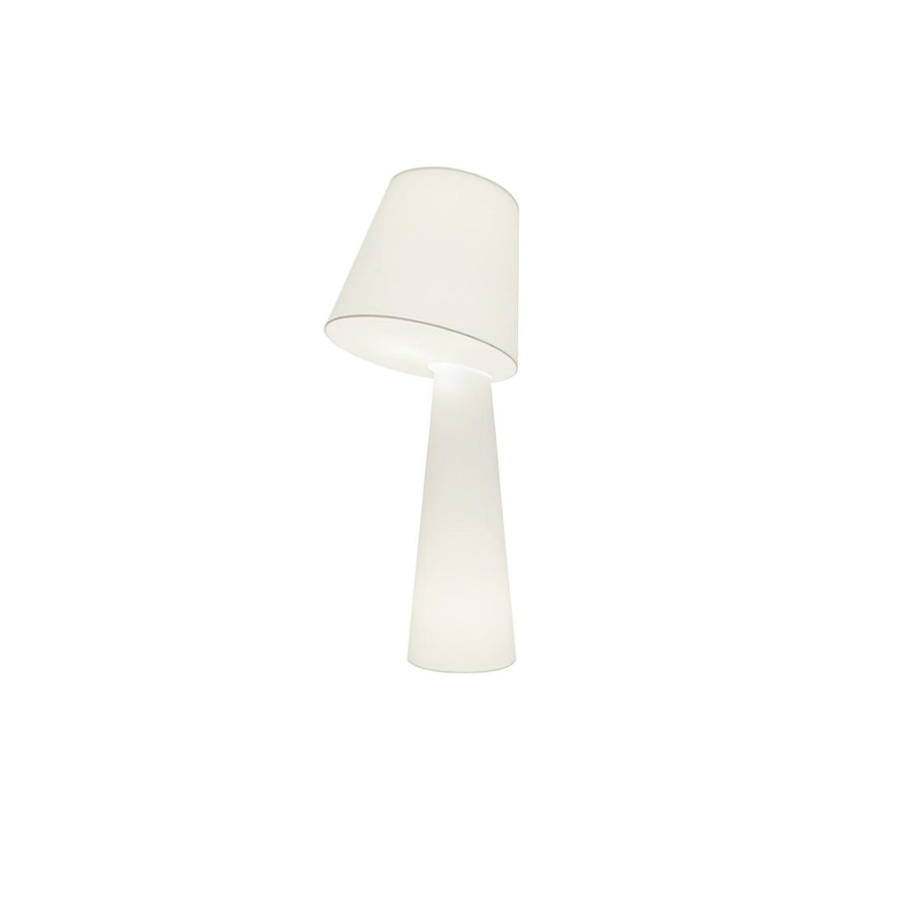 Column Fabric Floor Lamp Model A ∅ 18.5″ x H 47.2″ / Dia 47cm x H 120cm / White / US Plug Floor lamp