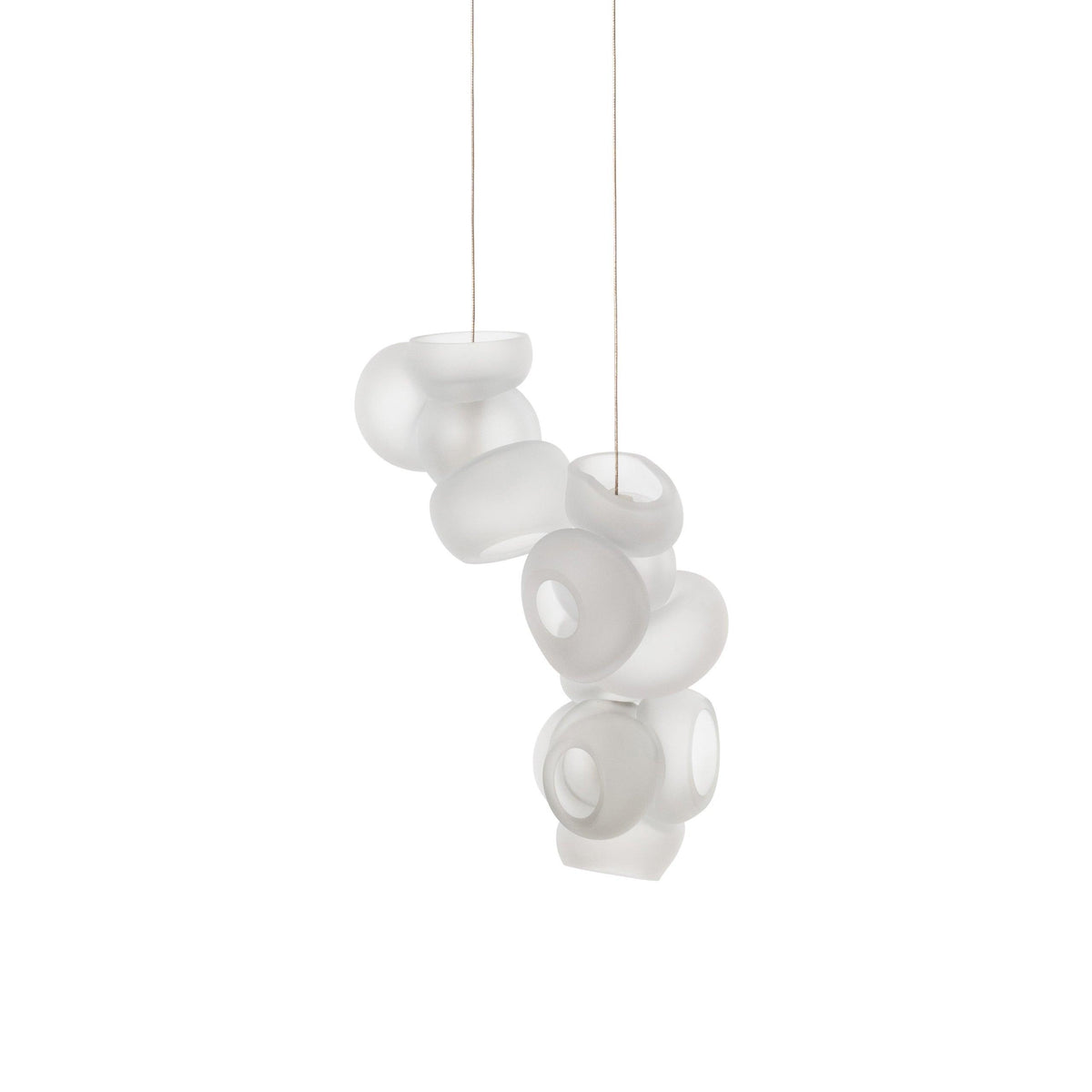 Bubbles Cluster Pendant Light 3Heads ? 11.8″ x H 59.1″ / Dia 30cm x H 150cm / White / Warm Light Pendant light