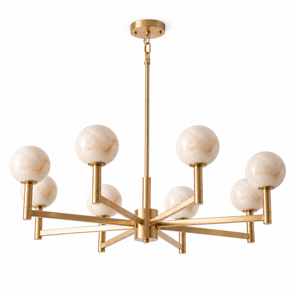 Compass Alabaster Chandelier