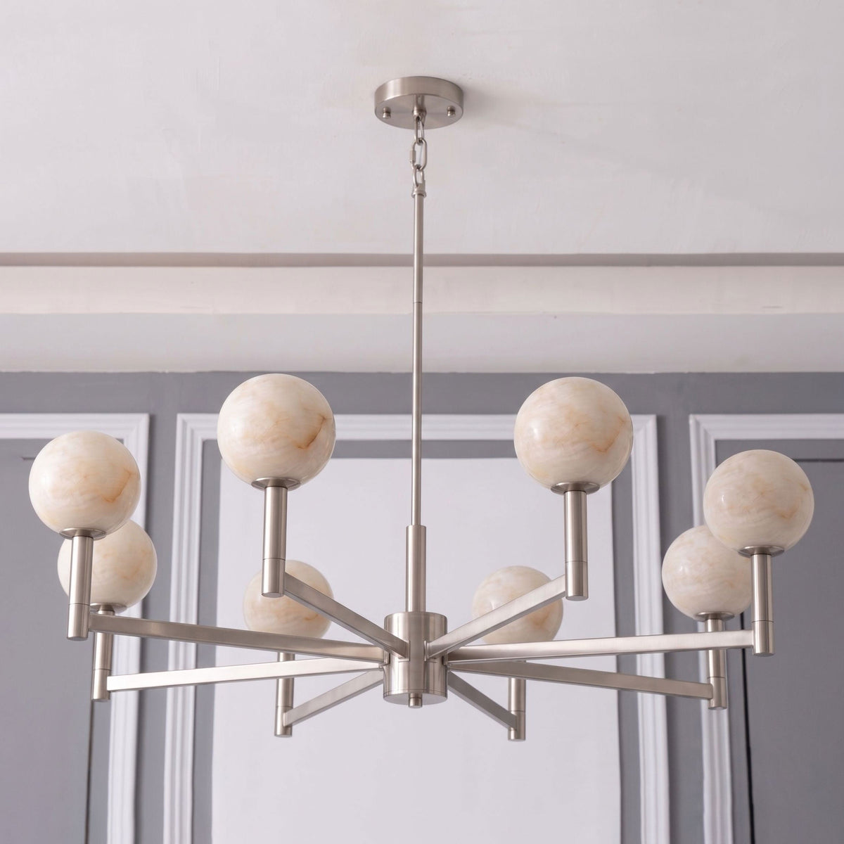Compass Alabaster Chandelier