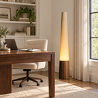Cone Wooden Floor Lamp