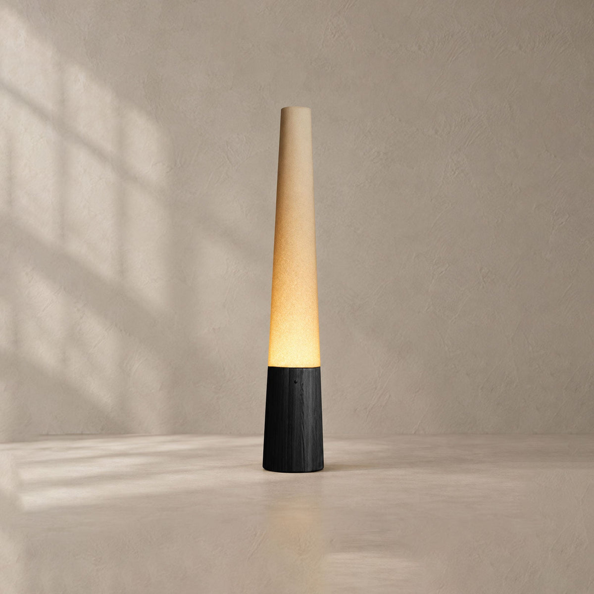 Cone Wooden Floor Lamp