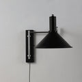 Cone Swing Arm Plug-in Wall Sconce