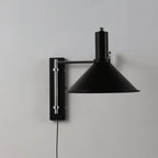 Cone Swing Arm Plug-in Wall Sconce
