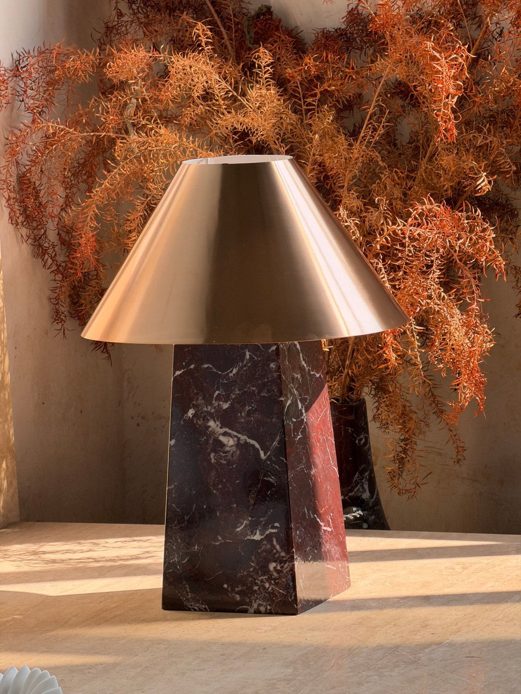 Conic Marble Table Lamp