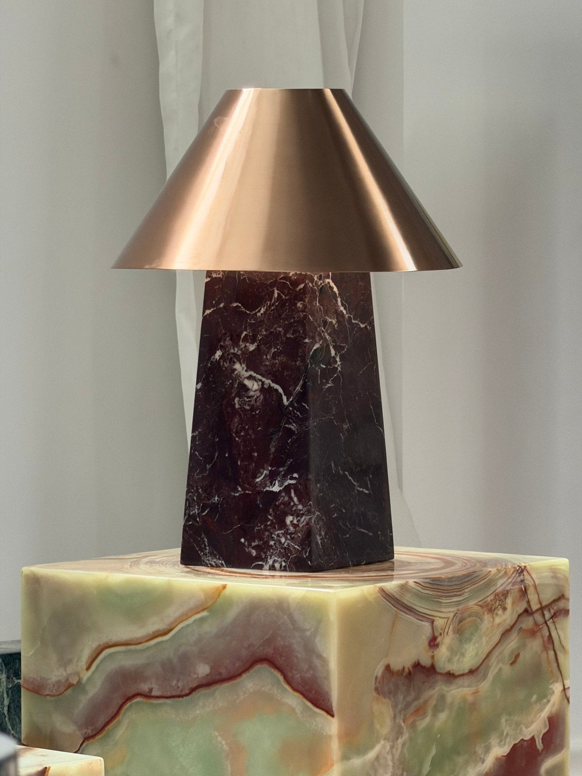 Conic Marble Table Lamp