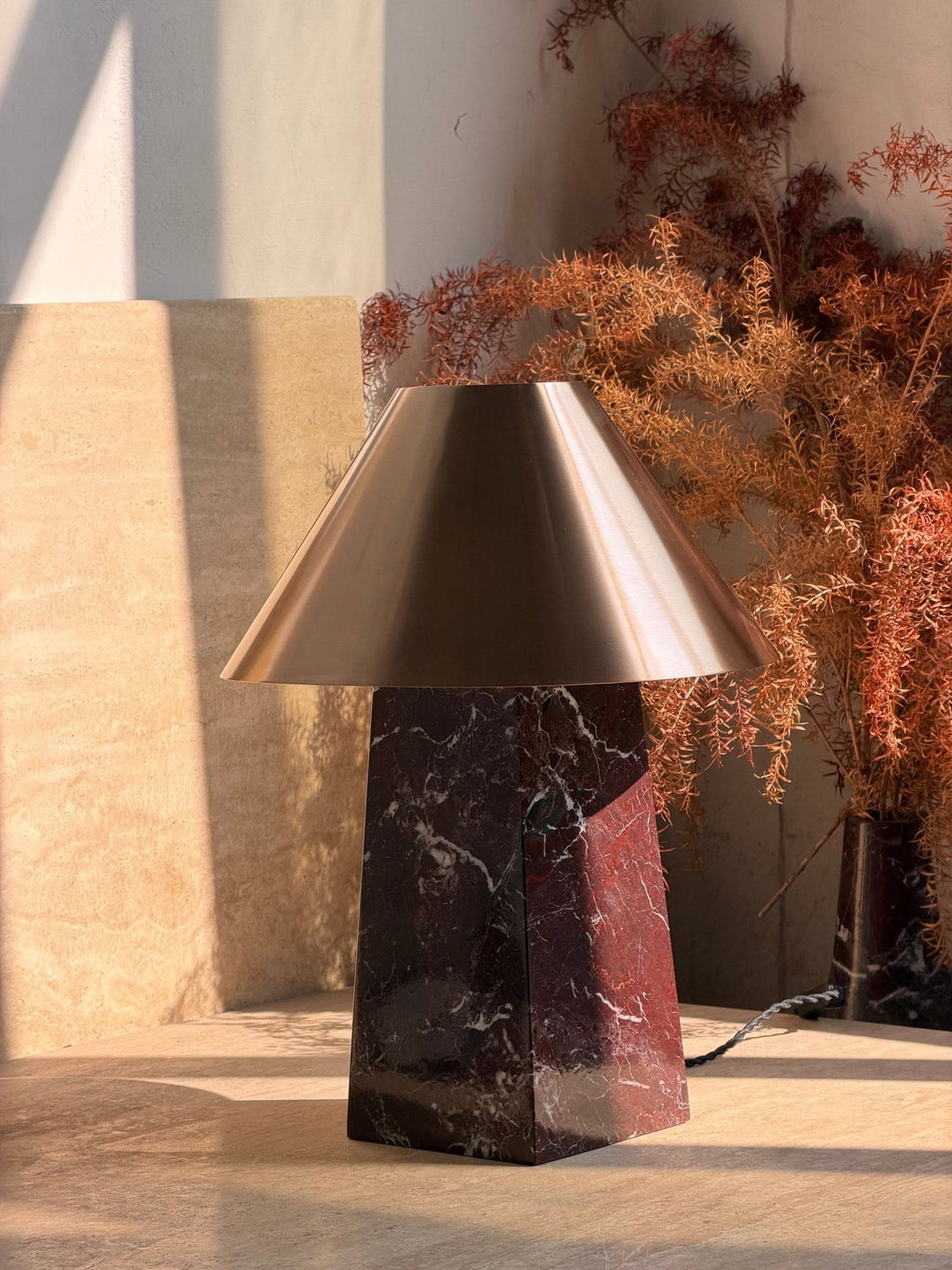 Conic Marble Table Lamp