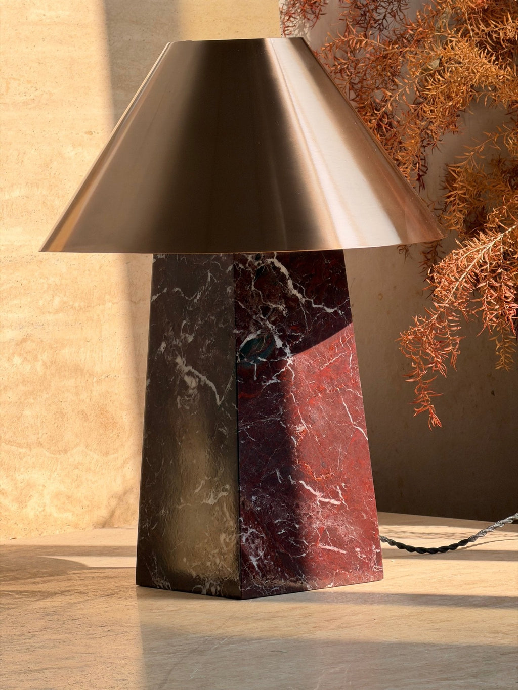 Conic Marble Table Lamp
