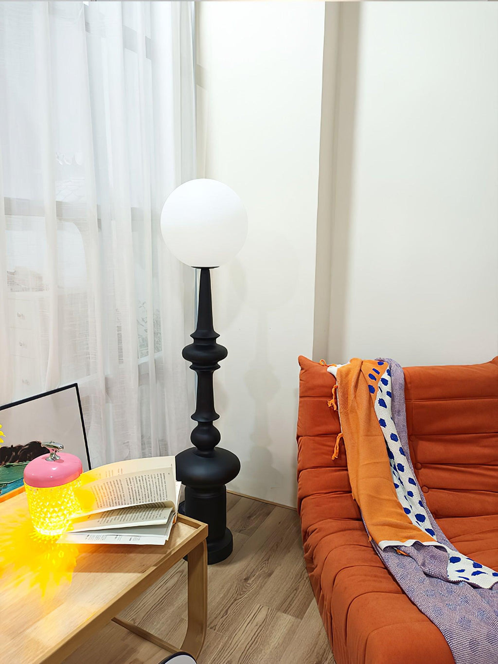Roman Column Floor Lamp