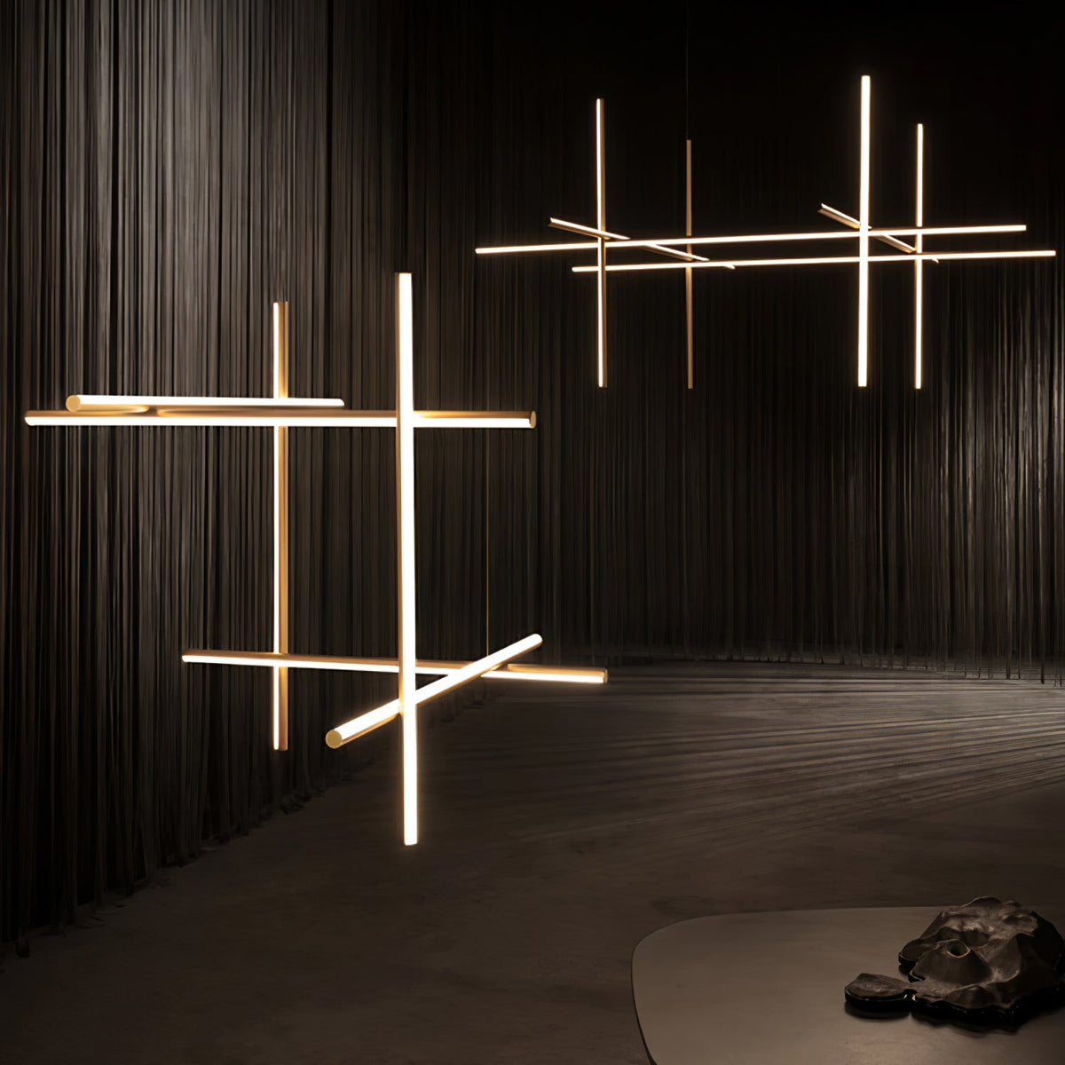 Gridline Linear Chandelier