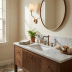 Corwin Hammered Brass Cone Sconce
