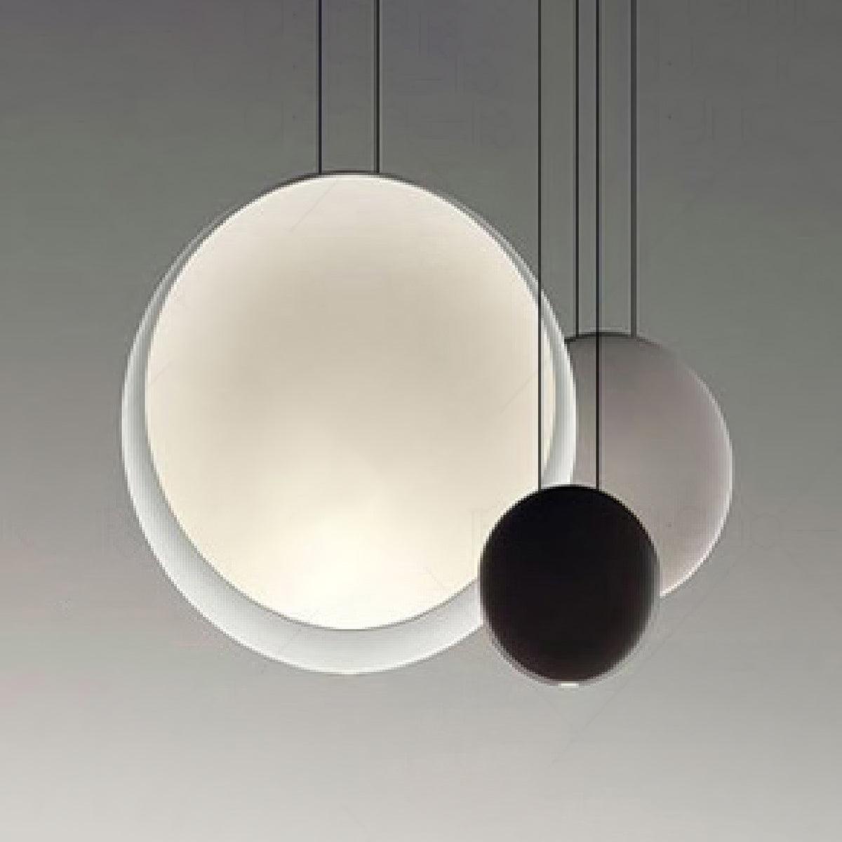Cosmos Combination Pendant Light 3 lamps A ∅ 11.8″ + ∅ 18.9″ + ∅ 7.9″ / Dia 30cm + Dia 48cm + Dia 20cm / Warm Light