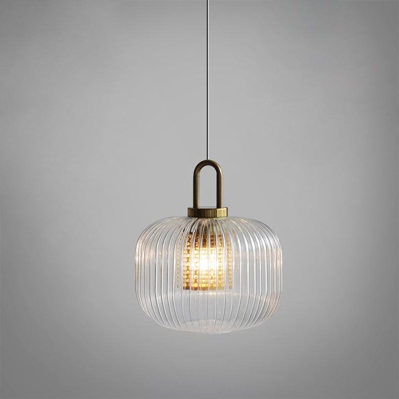 Covent Pendant Light ∅ 9.4″ x H 7.9″ / Dia 24cm x H 20cm / Gold + Clear Pendant light