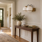 Cradled Globe Wall Sconce