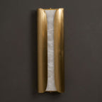 Cradled Alabaster Sconce