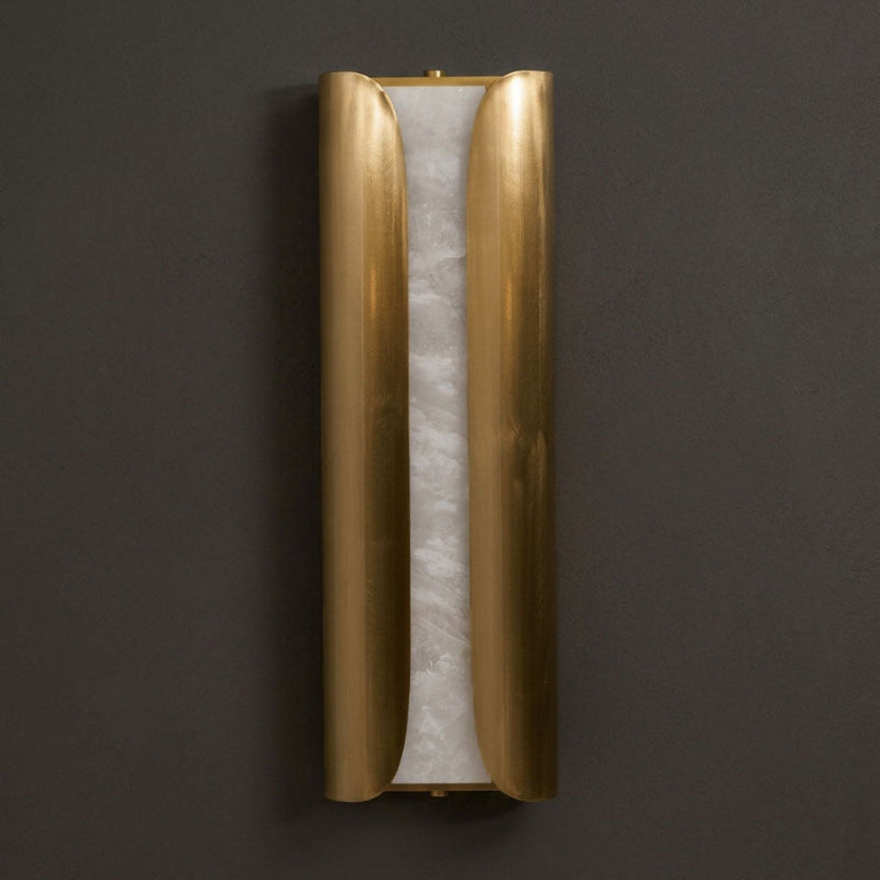 Cradled Alabaster Sconce
