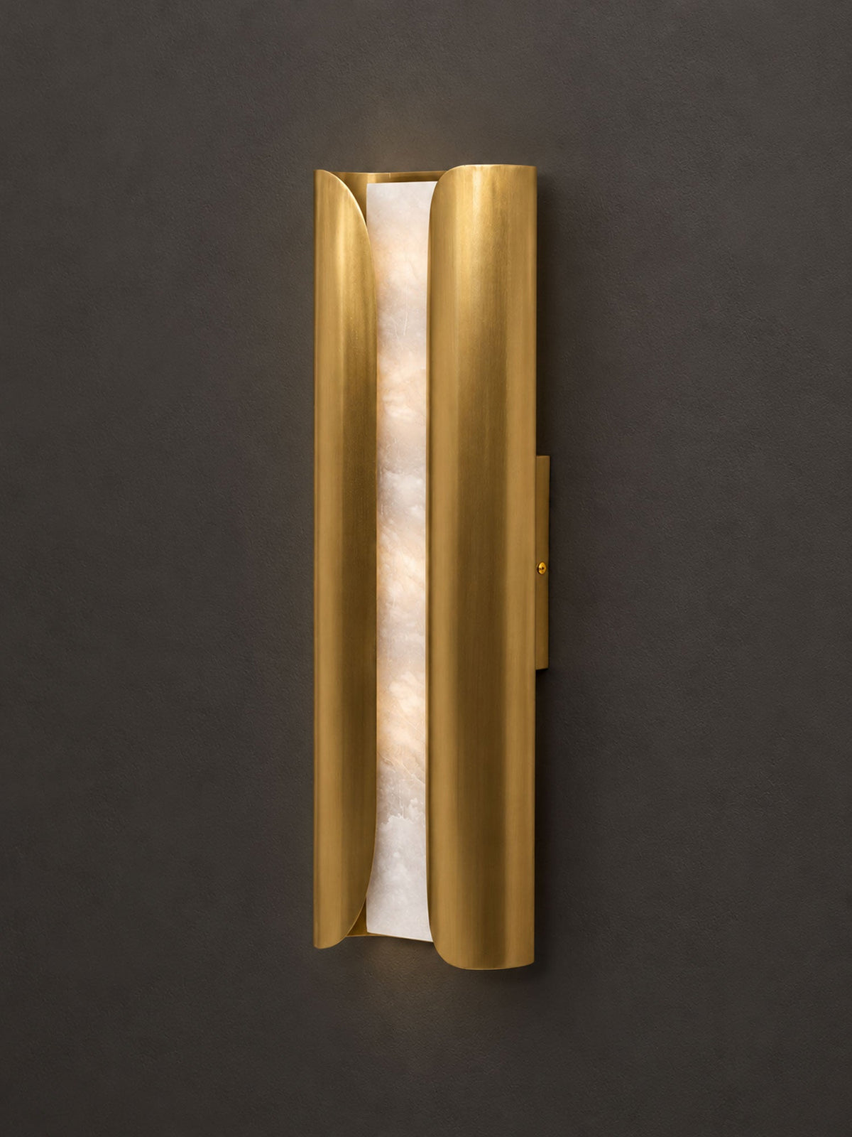 Cradled Alabaster Sconce