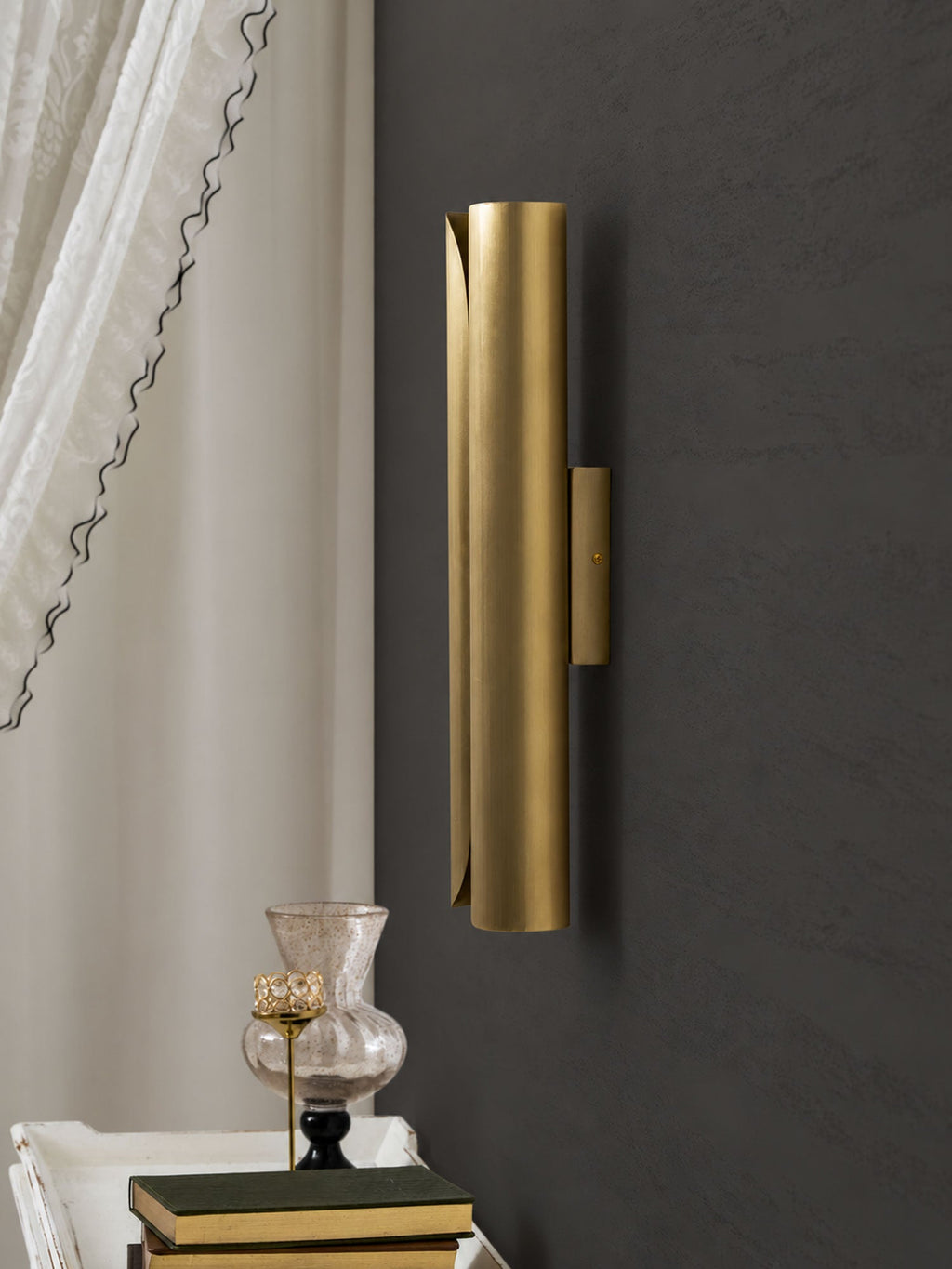 Cradled Alabaster Sconce