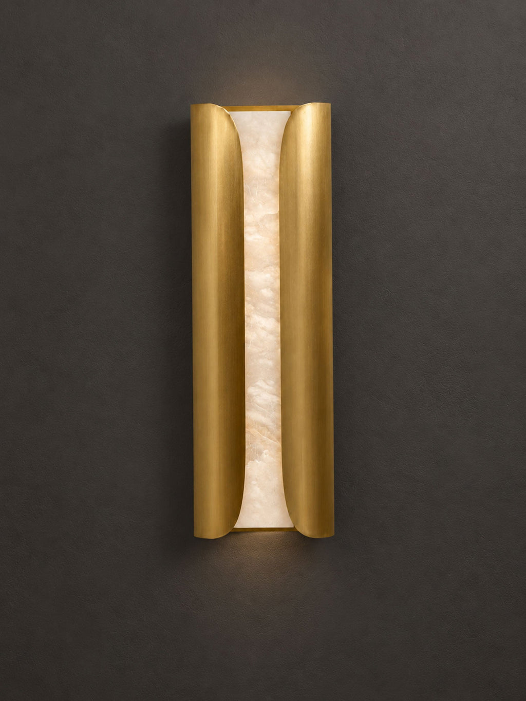 Cradled Alabaster Sconce