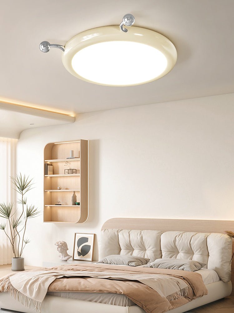 Cream Puffering Ceiling Light