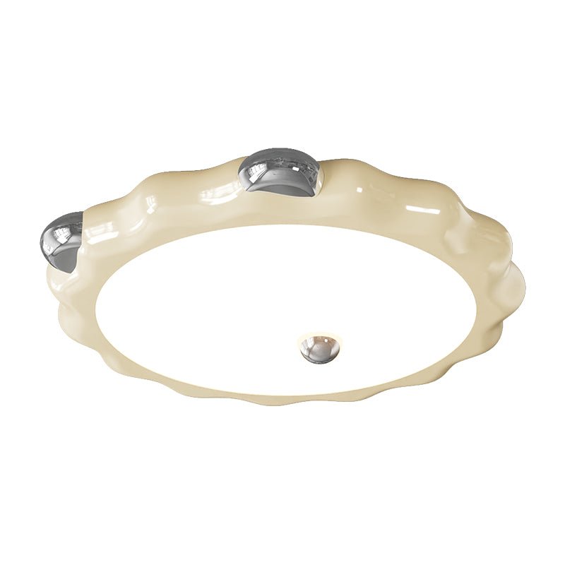 Cream Puffering Ceiling Light