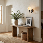 Crescelle Alabaster Globe Wall Sconce