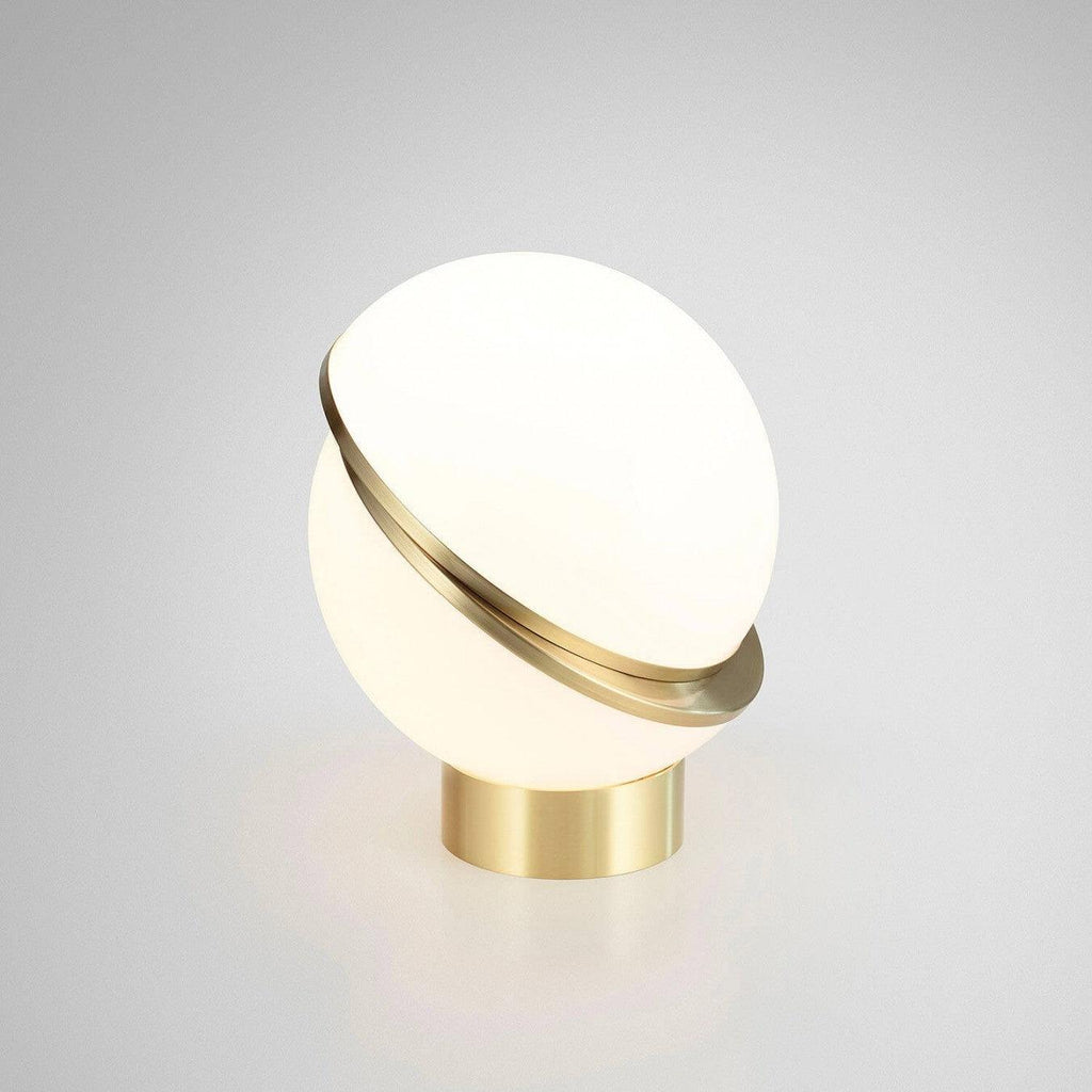 Crescent Table Lamp ∅ 11.8″ x H 13″ / Dia 30cm x H 33cm / Gold / US Plug Table lamp