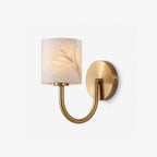 Crook Alabaster Wall Sconce