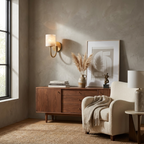 Crook Alabaster Wall Sconce