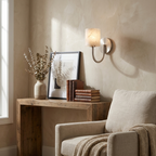 Crook Alabaster Wall Sconce
